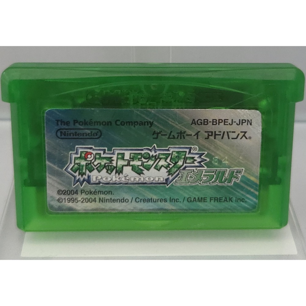 Pokemon Emerald Pocket Monsters - GBA - Game Boy Advance - Japan Import - SAVES